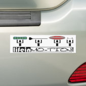 LifeinMotion_Bumpersticker Bumpersticker (Op auto)