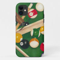 Lifelike Billiards Table met Balls en Chalk