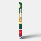 Lifelike Billiards Table met Balls en Chalk Case-Mate iPhone Case (Achterkant / Links)