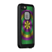 LifeProof Pour iPhone Mardi Gras Illusion Coque à vie (Dos/Droite)