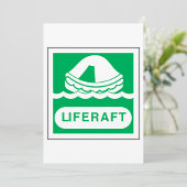 Liferaft Sign Invitations