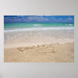 Life's a beach poster