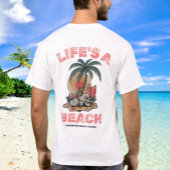 Life's A Beach van Salty AF T-shirt