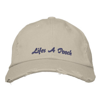 Life's A Pooch Hondenliefhebbers Rustiek Geborduurde Pet