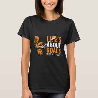 Life's About Goals Kleding Lax Gear voor Speler Th T-shirt