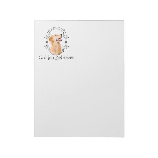Lifes Better Golden Note Pad Notitieblok (Gedraaid)