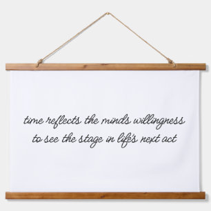 Life's Next Act Wood Afgebroken Wall Tapestry Hangend Wandkleed