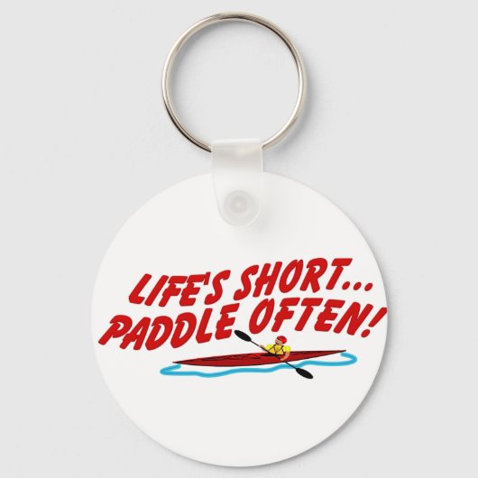 Lifes Paddle OftenShort Sleutelhanger (Voorkant)