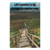Life's path. Poster (Devant)