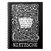 Lifes SECRET quote van Nietzsche Notitieboek (Voorkant)