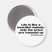 Lifes Tekst citaat Magneet (Voorkant / Achterkant)