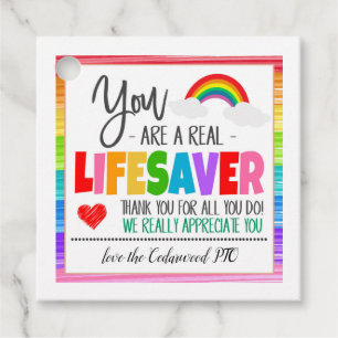 Lifesaver Gift Label