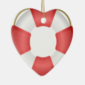Lifesaver Ring Keramisch Ornament (Rechts)