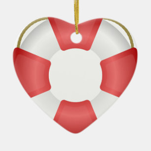 Lifesaver Ring Keramisch Ornament