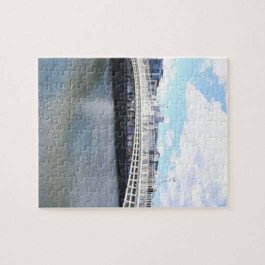 Liffey Bridge - Ha'penny Bridge Legpuzzel (Horizontaal)