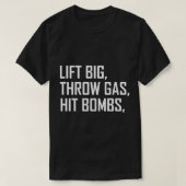 Lift Big Throw Gas Hit Bombs Pullover Hoodie (Design voorkant)