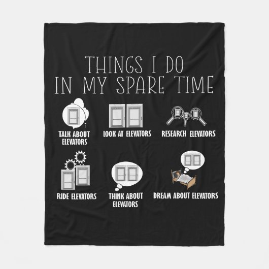 Lift Constructor Lift Mechanische Lift Fleece Deken (Voorkant)