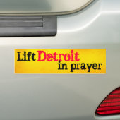 Lift Detroit in Prayer Bumpersticker (Op auto)