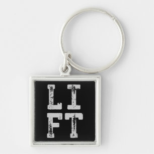 LIFT - fitnessruimte, training, gewichtheffen, Ins Sleutelhanger