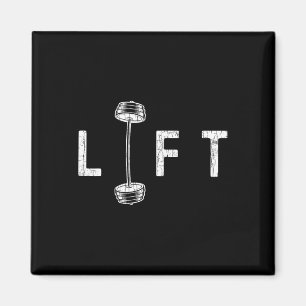 Lift Funny Gym Inspirerende Motivatie Graphic Magneet