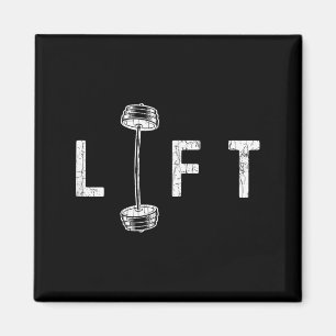 Lift Funny Gym Inspirerende Motivatie Graphic Magneet