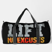 LIFT GEEN EXCUSES GYM TRAINING PLUNJEZAK (Achterkant)