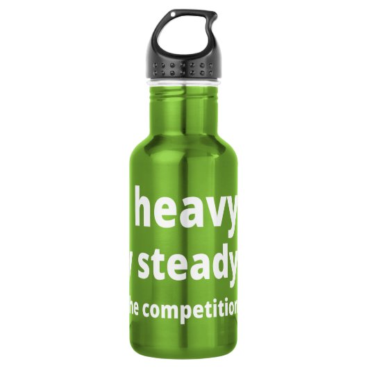 Lift Heavy Funny Gym Fit Fitness Humor & Joke Waterfles (Voorkant)