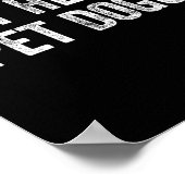 Lift Heavy Pet Dogs Gym Weightlifter Bodybuilder Poster (Hoek)