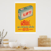 LIFT (Indische  matchbox cover) Poster (Keuken)