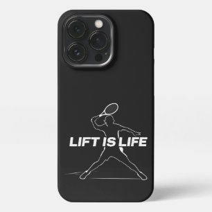 Lift is Life for Tennis iPhone 13 Pro Hoesje