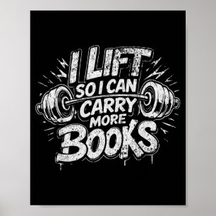 Lift kan meer boeken dragen lezers lezer poster