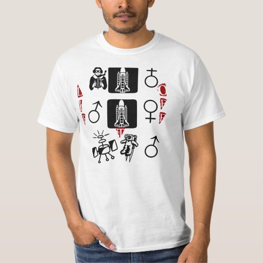 Lift of Hakuna Matata-shirt met zwaar gewicht T-shirt (Voorkant)