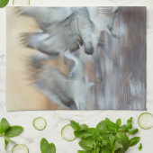 Lift off Sandhill Cranes Theedoek (Gevouwen)