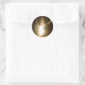 LIFT-OFF VAN SPACE SHUTTLE RONDE STICKER (Tas)