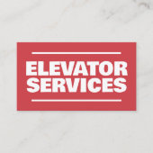 Lift Services Visitekaartje (Voorkant)