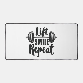Lift Smile Repeat Gym Motivation Weightlifting Str