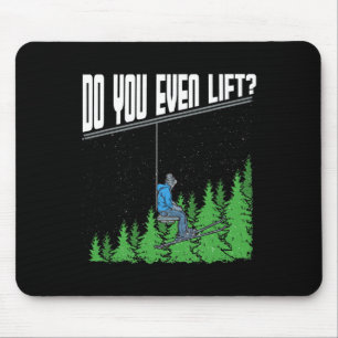 Lift u zelfs Funny Chairman Ski Skiing Snowbo Muismat