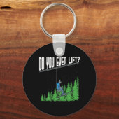 Lift u zelfs Funny Chairman Ski Skiing Snowbo Sleutelhanger (Voorkant)