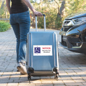 Lift voor mindervalide rolstoel Sticker Symbool (Koffer Insitu)