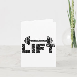 Lift Workout Lifting Gewichtheffen Gym 1 Kaart