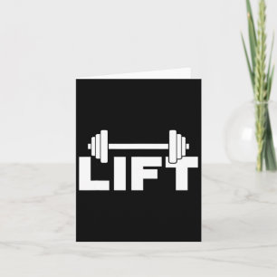 Lift Workout Lifting Gewichtheffen Gym 2 Kaart