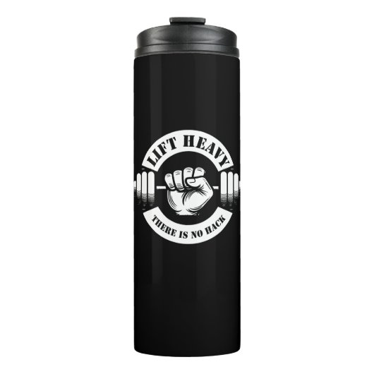 Lift Zwaar Er is geen Hack Thermosbeker (Voorkant)