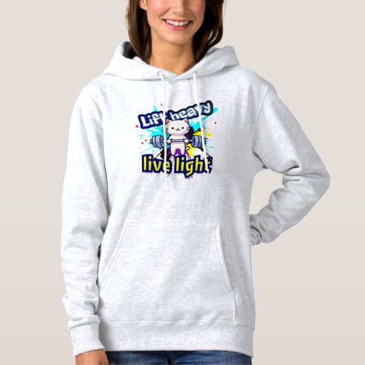Lift - zwaar hoodie (Voorkant)