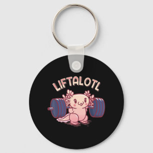 Liftalotl-hefinstallatie Sleutelhanger