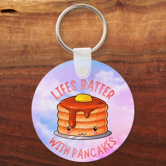 Lifteband met pannenkoek sleutelhanger (Voorkant)