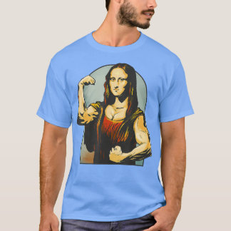 Liften Mona Lisa Fitness Bodybuilding T-shirt