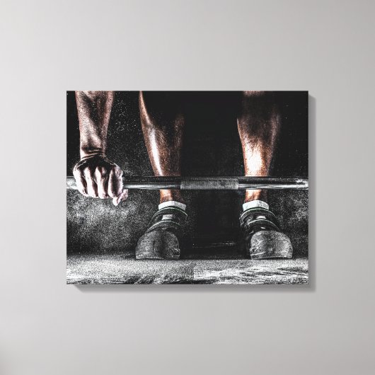 Liftgewicht Canvas Afdruk (Voorkant)