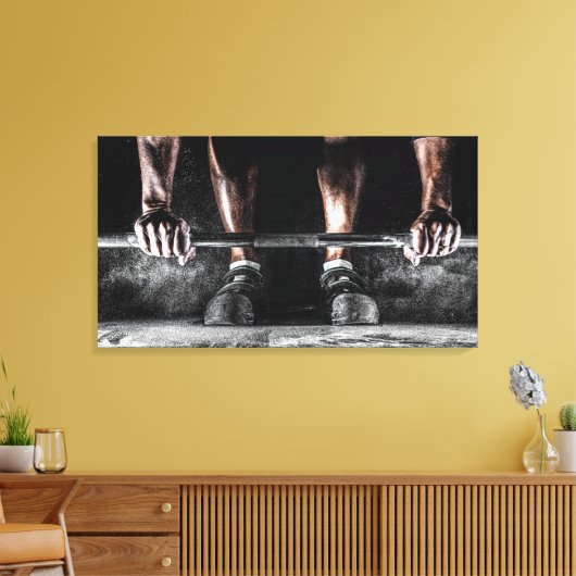 Liftgewicht Canvas Afdruk (Insitu (Woonkamer))