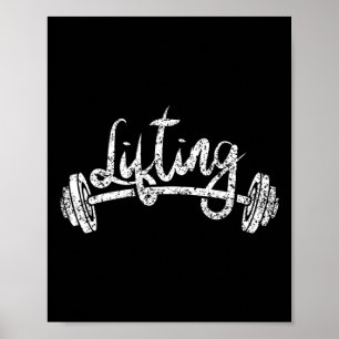 Lifting Workout Lift Gym Gewichtheffen 1 Poster