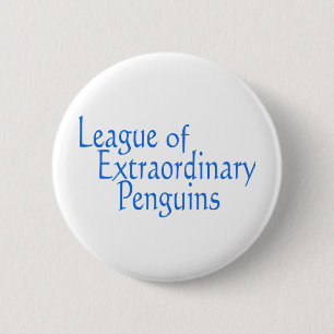 Liga van buitengewone pinguïns 3 ronde button 5,7 cm